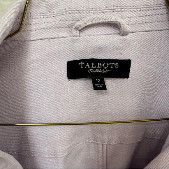 Talbot’s Hint of Pink Denim Jacket - Picture 2 of 10